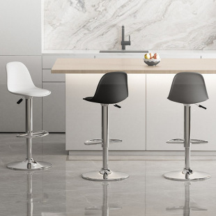 Bar chair adjustable backrest chair household high stool