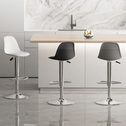 Bar chair adjustable backrest chair household high stool