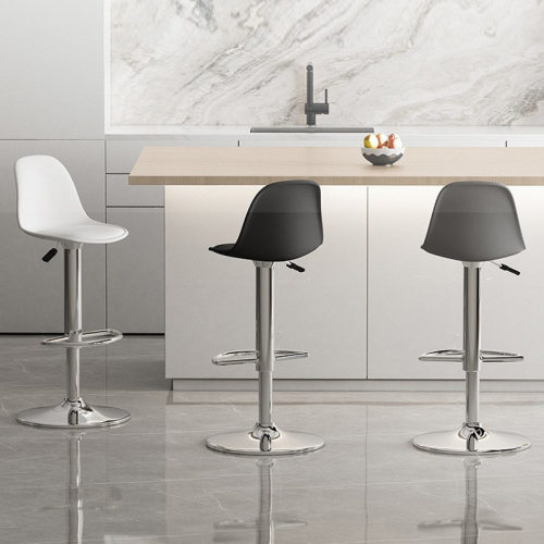 Bar chair adjustable backrest chair household high stool