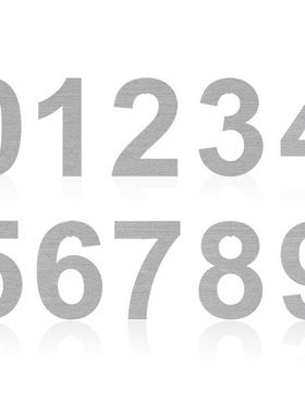 4至12英寸不锈钢悬浮拉丝现代庭院楼层数字门牌号码house number