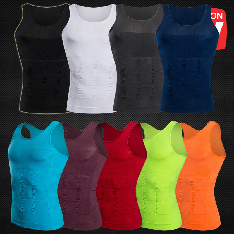 Man Body Shaper Corset Compression slim Vest tops underwear