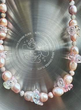 原创设计粉色系项链可调节小众高级感闺蜜礼物