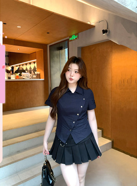 你的鱼 拜伦普斯 微胖mm春夏甜酷上衣半裙套装5/13 00:00新品88折