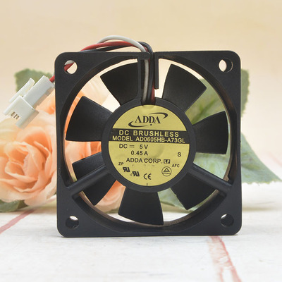 AD0605HB-A73GL 6025 5V 0.45A 6CM 双滚珠 大风量风扇