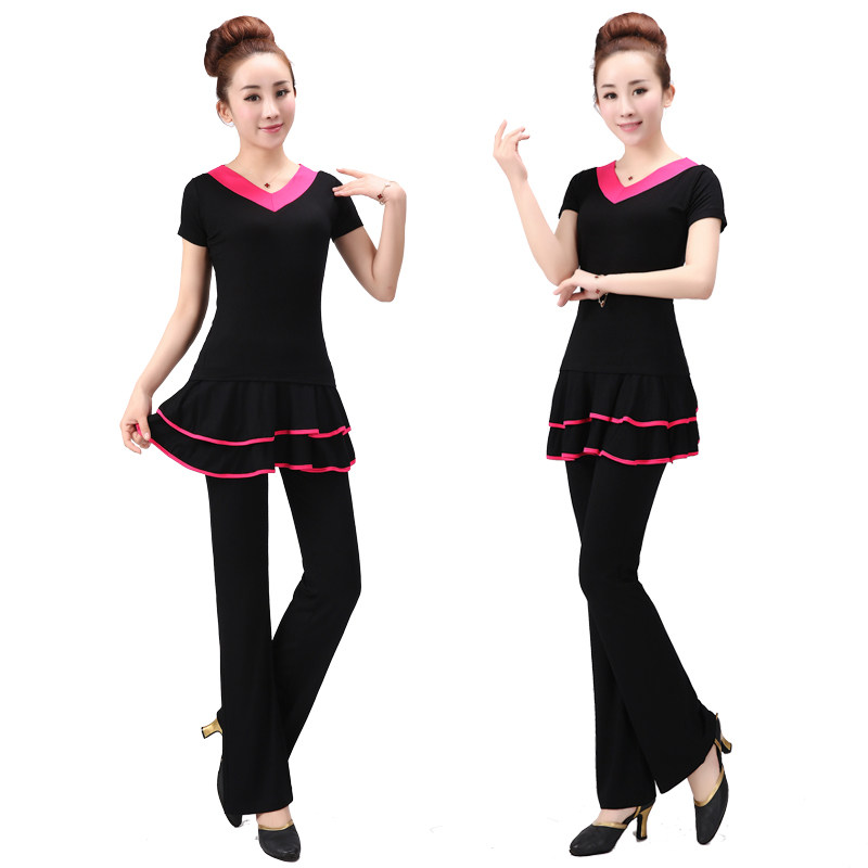 广场舞服装新款套装莫代尔跳舞衣服女中老年短袖三件套运动舞蹈服,运动/瑜伽/健身/球迷用品,广场舞套装,淘宝优惠券,粉丝福利购,淘宝优惠卷