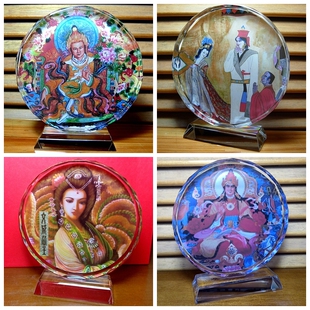 松赞干布摆设纪念品文成公主收藏品工艺礼品吐蕃赞普模型水晶摆件