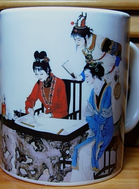 红楼梦礼物摆件茶杯纪念品