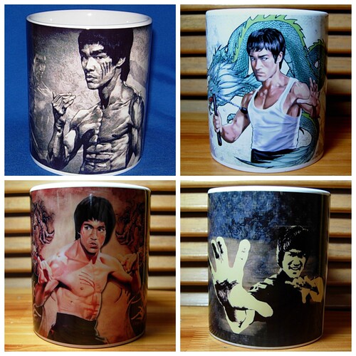 李小龙水杯纪念品礼物装饰茶杯收藏品摆设周边武术家摆件礼品杯子
