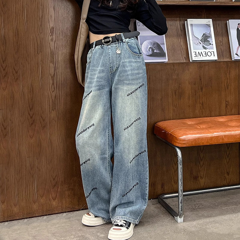 休闲牛仔裤儿童直筒裤