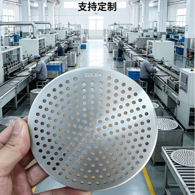 加厚款304不锈钢细孔拦发地漏盖