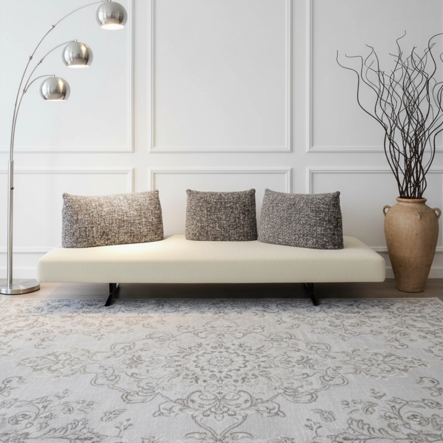 双面靠背休闲牛角靠包意式极简