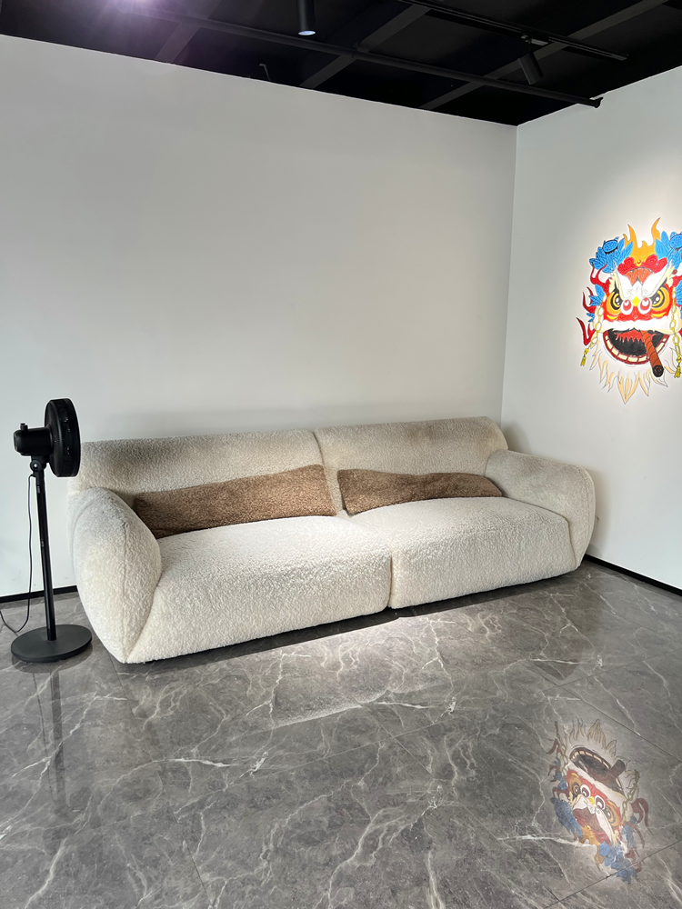 意式极简头层牛皮羽绒沙发大坐深