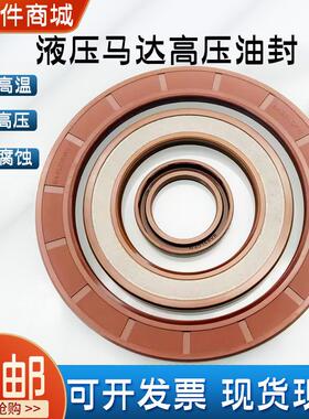 BABSL/TCV/TCN耐高压高温氟胶骨架油封内径8~28.97油泵马达密封圈