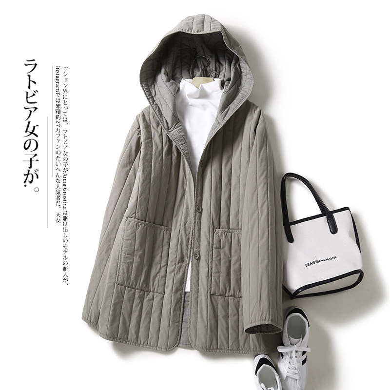 轻薄羽绒棉服女秋冬季高级感宽松夹棉加厚保暖短款连帽棉衣外套潮,女装/女士精品,棉衣/棉服,淘宝优惠券,粉丝福利购,淘宝优惠卷