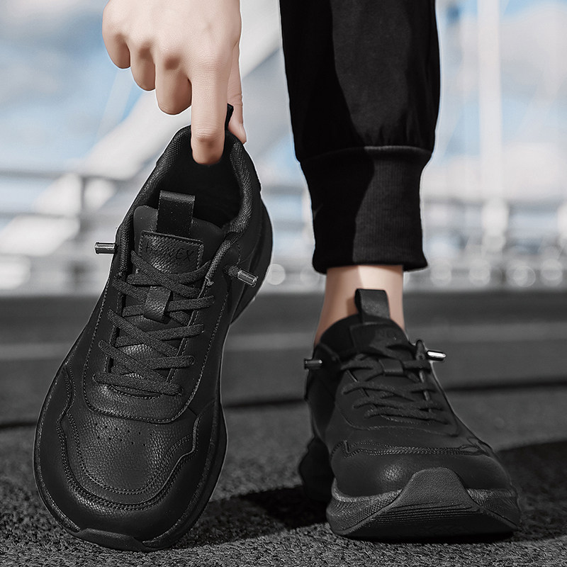 外贸捡漏4e宽楦宽头鞋秋季皮面