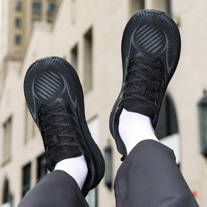 宽头运动鞋秋季宽脚男鞋脚肥脚胖脚背高宽楦跑步鞋大头休闲网鞋女