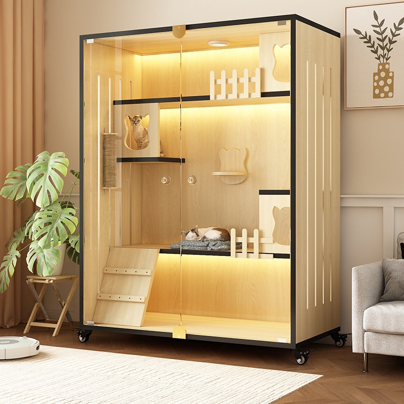 猫别墅猫窝家用室内猫笼子大空间带猫爬架一体猫咪猫屋猫舍猫柜子,宠物/宠物食品及用品,猫笼子/猫别墅,淘宝优惠券,粉丝福利购,淘宝优惠卷