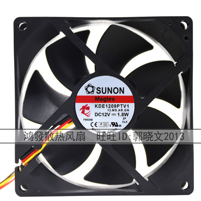 原装正品建准SUNON 12V 1.8W 9225 KDE1209PTV1 磁浮风扇散热风扇