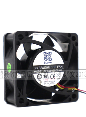 GFA06025D05M 6CM/厘米 6025 5V 0.35A 大风量机箱散热风扇
