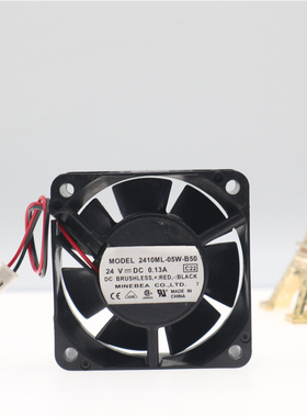 原装 NMB-MAT 2410ML-05W-B40/B50/B60/B70 24V变频器风扇 6厘米