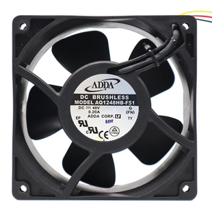 48V加湿器专用全防水散热风扇 正品 12038 F51 风机 ADDAAQ1248HB