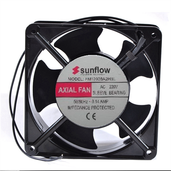 全新赛格 轴流风机 sunflow FM12038A2HSL 220V-240V 0.14A 风扇