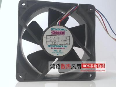 原装MECHATRONICS F1238X24B1 24V 0.50A 12CM 12038 变频器风扇