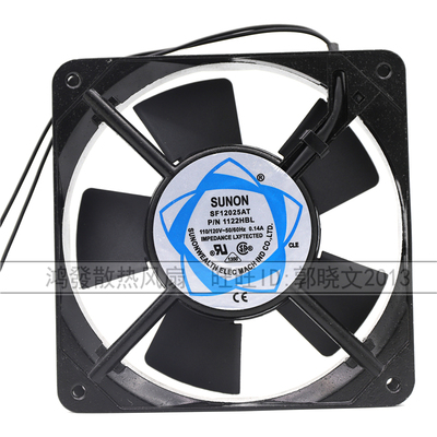 SUNON 12025 110V 12CM交流风扇 SF12025AT P/N1122HBL