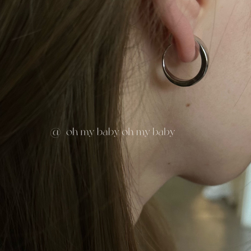 蚊香盘耳夹无耳洞可戴圆圈极简