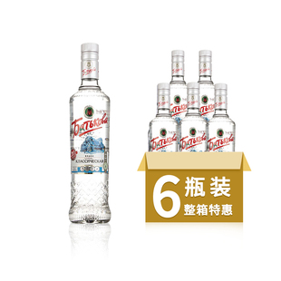 巴特克68度伏特加6支装 特调白俄罗斯进口洋酒VODKA鸡高度烈酒小鸟