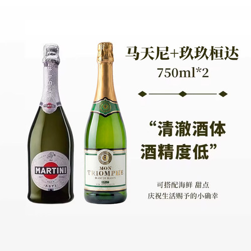 马天尼阿斯蒂起泡酒甜martini