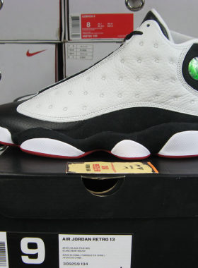 Air Jordan 13 2013复刻AJ13乔13熊猫篮球鞋309259-104