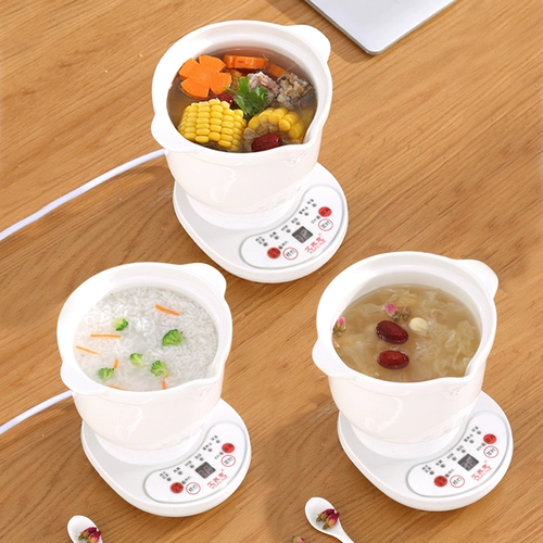 Полностью автоматическая электрическая тушеное плита для спальни маленькая общежила мини -детское здоровье горшок с кашля