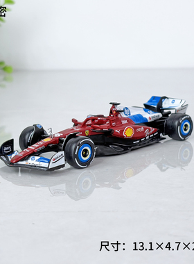 1:43比美高法拉利sf-25迈阿密F1方程式赛车合金车模仿真收藏摆件