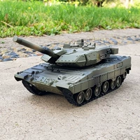 99 -тип сплав Сплав Танк Модель военная симуляция отслеживаемое металлическое бронированное леопард 2 Главный боевой бак звук световый игрушки автомобиль
