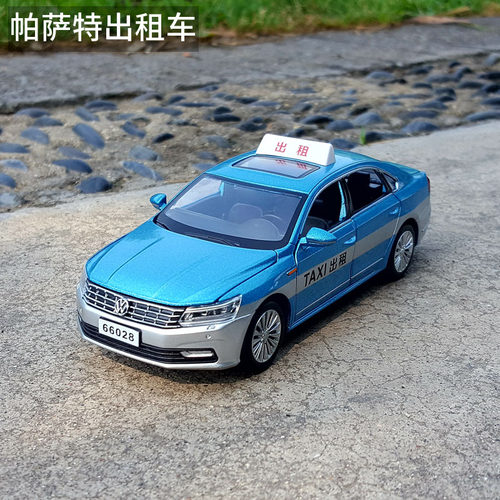 出租车合金模型声光回力摆件