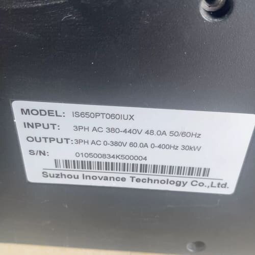 议价IS650PT060IUX++汇川伺服驱动器30KW可维修
