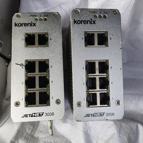 议价Korex科洛理思JetNet3008 8口百兆工业以太可维修