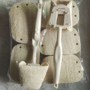 天然丝瓜络厨房刷锅神器丝瓜瓤洗碗刷长柄不沾油洗碗丝瓜络手柄刷