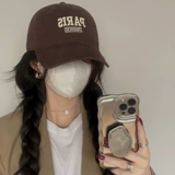 [R标鸭舌帽女夏显脸小软顶棉帽子适合圆脸戴韩版百搭深顶棒球帽男]