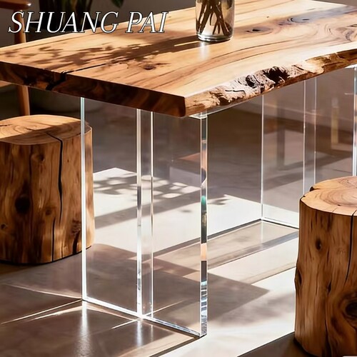透明亚克力高透明桌腿定制