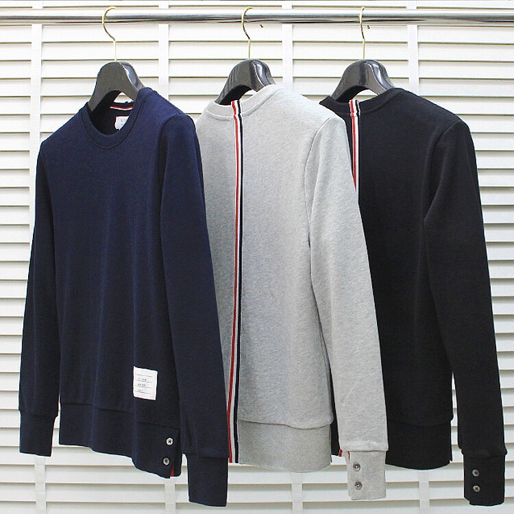 春秋季tb卫衣男女纯棉圆领套头衫休闲宽松运动服情侣装外套潮牌