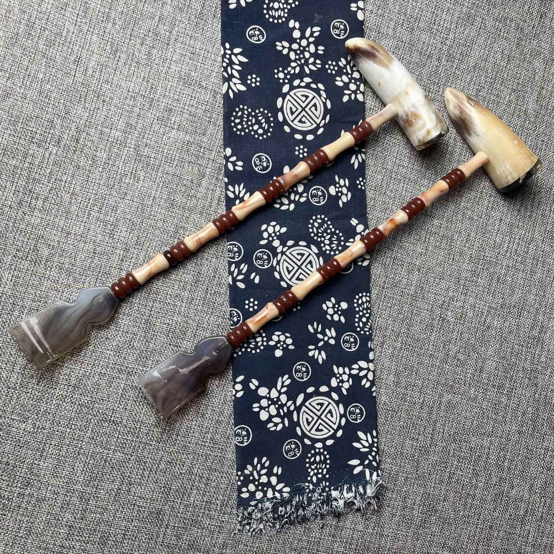 牛角按摩器锤子带锤不求人痒痒挠