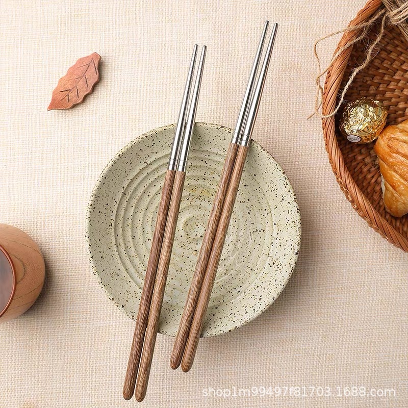 【质感原木】鸡翅木红檀木筷子家