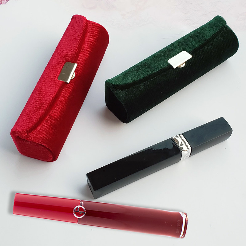 装小金条红管唇釉复古长款口红盒手工制作细长唇釉随身收纳盒带镜,饰品/流行首饰/时尚饰品新,首饰盒,淘宝优惠券,粉丝福利购,淘宝优惠卷