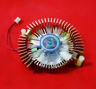 7300 8600 6600LE 显卡散热器 8厘米孔 原装 滚珠风扇 影驰9400GT