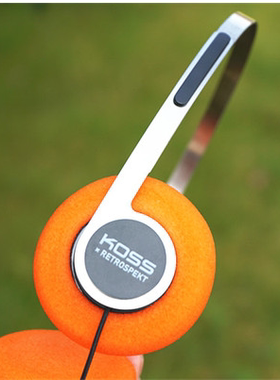 高斯koss网红耳机小头戴耳机小红书推荐时尚文艺街拍拉风