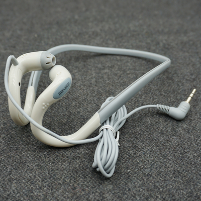 日本Maxell 古董发烧后挂耳机 麦克赛尔经典罕见运动脑后耳机