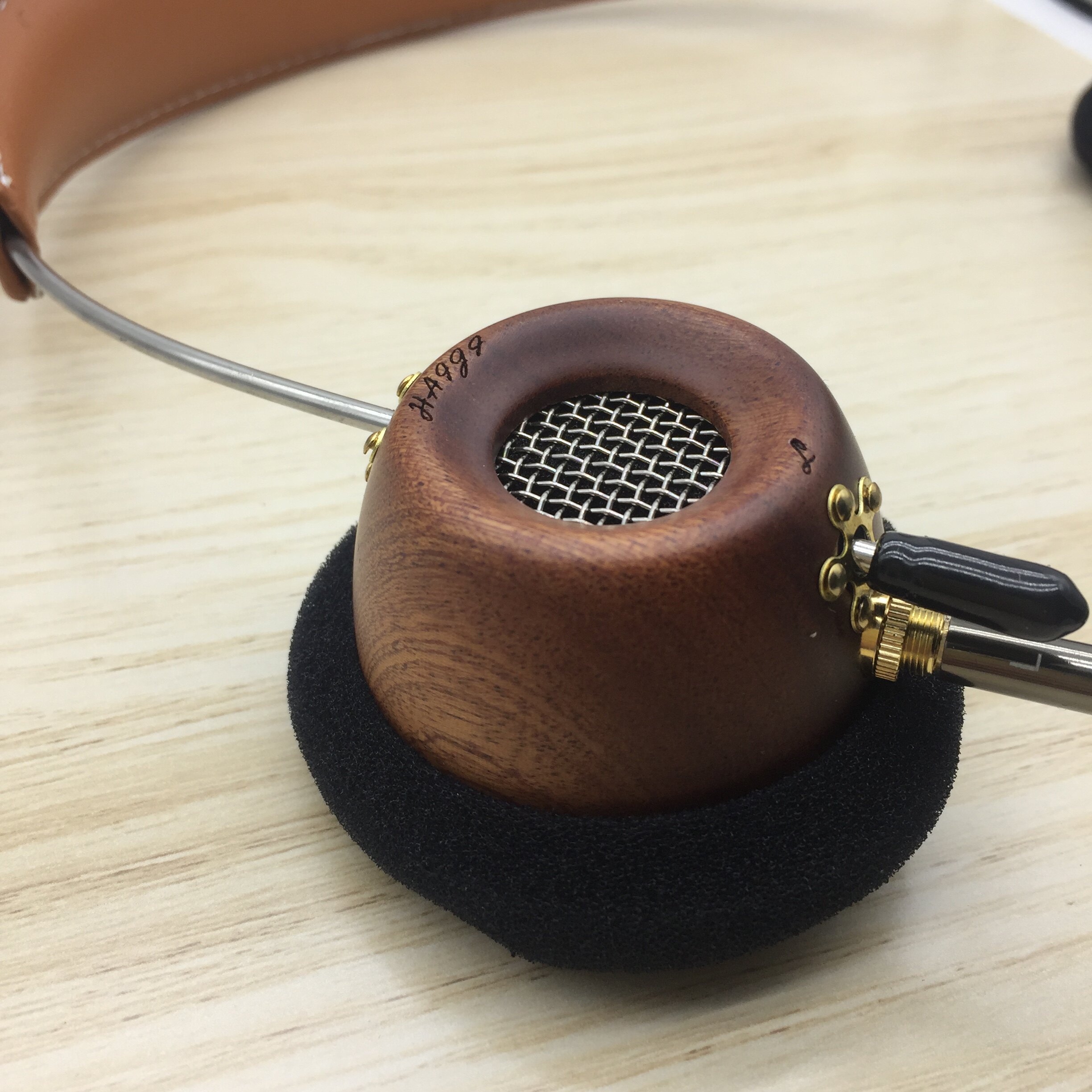 高端监听耳机 hifi级木质复古头戴耳机包邮 手工造发烧耳机高解析