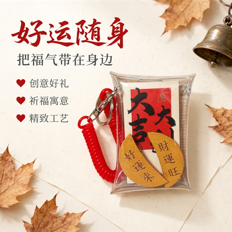 潮汕圣杯迷你钥匙扣挂件创意个性可爱周边包包挂饰情侣礼物可定制